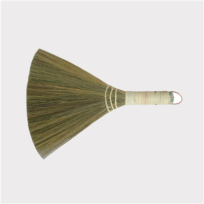 grass broom with colorful handle. hot selling vietnam handmade straw broom